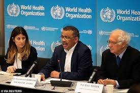 Bà Maria Van Kerkhove và ông Tedros Adhanom Ghebreyesus trong cuộc họp báo của WHO. Ảnh: Reuters