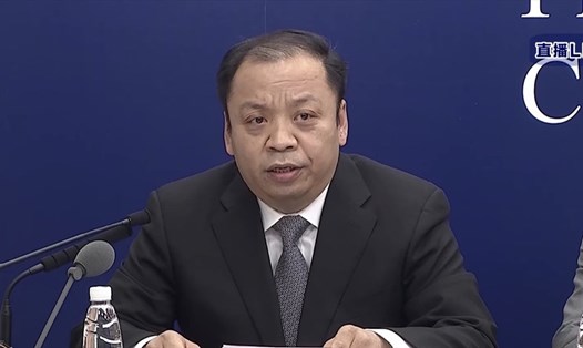 Phát ngôn viên của Ủy ban Y tế Quốc gia Trung Quốc. Ảnh: CGTN.
