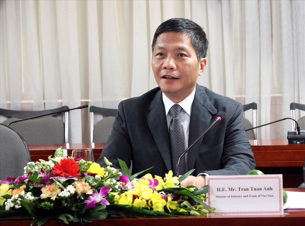 Bộ trưởng Bộ Công Thương Trần Tuấn Anh.  Ảnh: PV