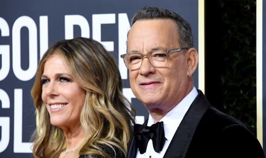 Tom Hanks và Rita Wilson tham dự lễ trao giải Quả cầu vàng thường niên lần thứ 77 tại Beverly Hills, California. Ảnh: Getty.