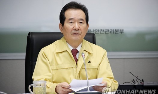 Thủ tướng Hàn Quốc Chung Sye-kyun. Ảnh: Yonhap.