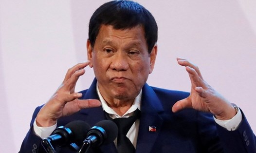 Tổng thống Rodrigo Duterte. Ảnh: Reuters.