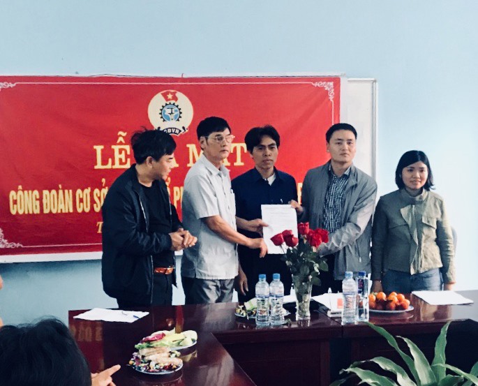 Lễ ra mắt công đoàn cơ sở Công ty Cổ phần đầu tư Osum.