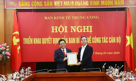 Ông Nguyễn Đức Hiển được bổ nhiệm làm Phó Trưởng ban Kinh tế Trung ương. Ảnh: TT
