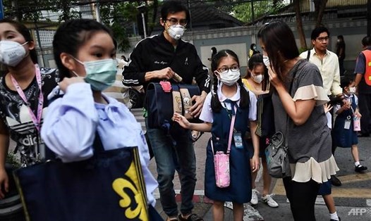 Thái Lan tuyên bố đóng cửa trường học trong thời gian 2 tuần từ 18.3 đến 31.3 để ngăn ngừa COVID-19. Ảnh: AFP