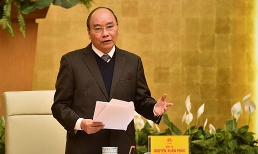 Thủ tướng Nguyễn Xuân Phúc phát biểu tại Hội nghị - Ảnh: VGP/Nhật Bắc