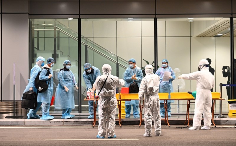 Vân Đồn đã tổ chức đón thành công nhiều chuyến bay về từ Trung Quốc, Hàn Quốc và châu Âu, đảm bảo an toàn tuyệt đối.