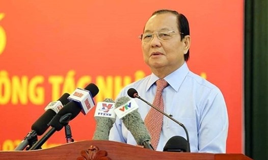 Ông Lê Thanh Hải, nguyên Ủy viên Bộ Chính trị, nguyên Bí thư Thành ủy TPHCM. Ảnh VOV