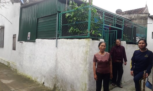 Ngôi nhà mà bà Bình đang sống chung với gia đình em trai bị cán bộ địa chính làm thất lạc sổ đỏ. Ảnh: Trần Tuấn