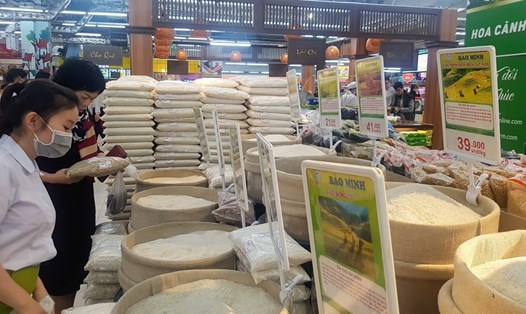 Không chỉ đủ nhu cầu tiêu dùng trong nước, gạo Việt Nam còn dư để xuất khẩu. Ảnh: Kh.V