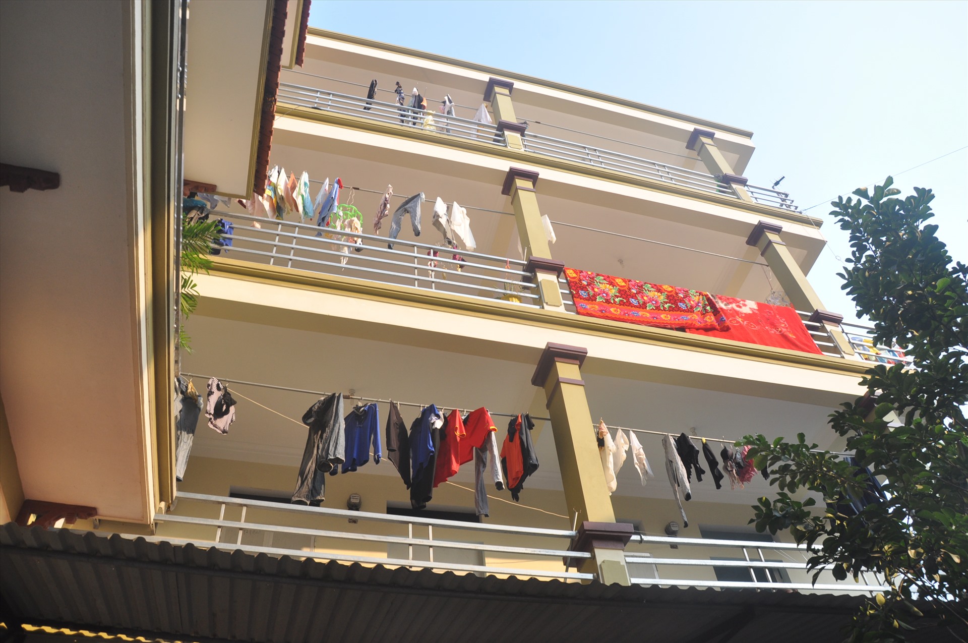 Khu nhà trọ của anh N.Q.T tại thôn Giang Liễu, xã Phương Liễu, huyện Quế Võ, tỉnh Bắc Ninh.