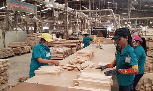 Nguy cơ hàng trăm người lao động trong ngành xuất khẩu gỗ bị mất việc làm do các đơn hàng bị hủy hoặc hoãn kéo dài. Ảnh: Kh.V