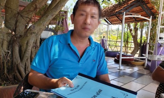 Ông Bùi Văn Ch chia sẻ về việc mua phải dự án “ma”. Ảnh: P.V