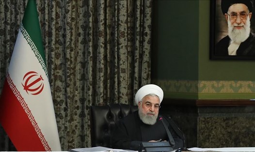 Tổng thống Iran Hassan Rouhani trong cuộc họp nội các ngày 4.3. Ảnh: Anadolu