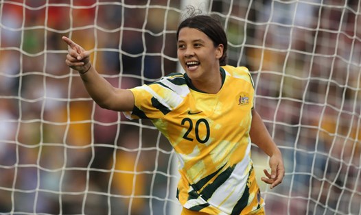 Đội tuyển nữ Australia tỏ ra quá mạnh so với tuyển nữ Việt Nam. Ảnh: AFS