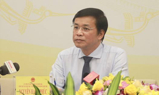 Tổng Thư ký Quốc hội Nguyễn Hạnh Phúc. Ảnh T.Vương