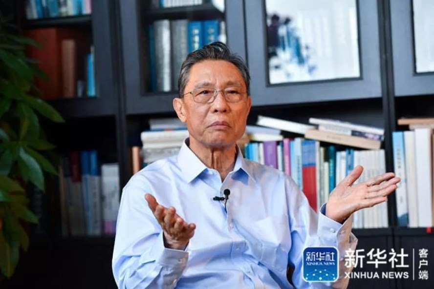 Nhà dịch tễ học Chung Nam Sơn. Ảnh: Xinhua.