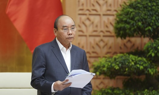 Thủ tướng Chính phủ Nguyễn Xuân Phúc. Ảnh VGP/Quang Hiếu
