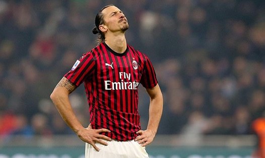 Zlatan Ibrahimovic sẽ chia tay AC Milan. Ảnh:EPA