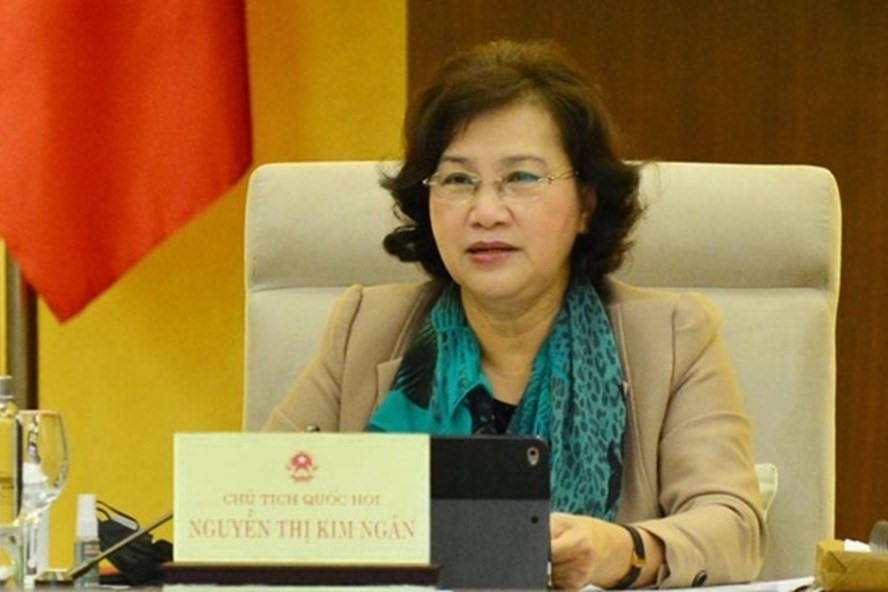 Chủ tịch Quốc hội Nguyễn Thị Kim Ngân. Ảnh Gia Hân