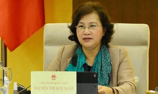 Chủ tịch Quốc hội Nguyễn Thị Kim Ngân. Ảnh Gia Hân