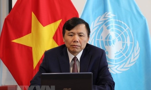 Đại sứ Đặng Đình Quý, Trưởng Phái đoàn thường trực Việt Nam tại Liên Hợp Quốc. Ảnh: TTXVN