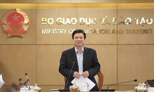 Thứ trưởng Bộ GDĐT Nguyễn Hữu Độ. Ảnh: Thế Đại