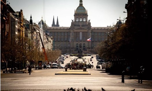 Quảng trường Wenceslas ở Prague, Cộng hòa Czech. Ảnh: Anadolu/Getty Images