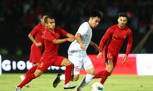 Đội tuyển Việt Nam đã thắng Indonesia ở trận lượt đi. Ảnh: Minh Tùng