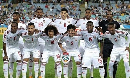 UAE thua Việt Nam 0-1 ở trận lượt đi trên sân Mỹ Đình. Ảnh: VFF