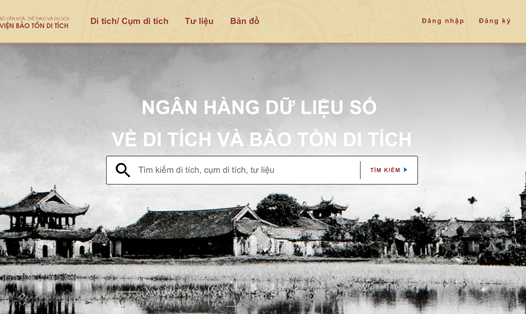 Việt Nam xây dựng ngân hàng dữ liệu số về di tích và bảo tồn di tích. Ảnh: Thuỳ