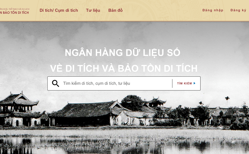 Việt Nam xây dựng ngân hàng dữ liệu số về di tích và bảo tồn di tích. Ảnh: Thuỳ