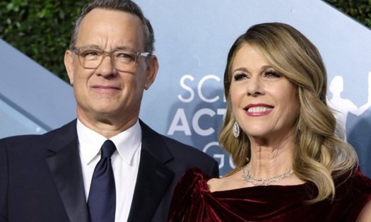 Tom Hanks và Rita Wilson. Ảnh: Reuters.