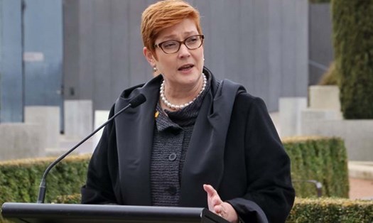 Ngoại trưởng Australia Marise Payne. Ảnh: OxiBuzz