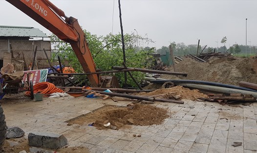 Dự án "đất vàng" 3241 tại TP. Thanh Hoá đang gặp rất nhiều khó khăn do hạ tầng và ảnh hưởng của dịch COVID-19. Ảnh: A.T