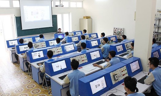 Cơ sở giáo dục nghề nghiệp. Ảnh Hải Nguyễn