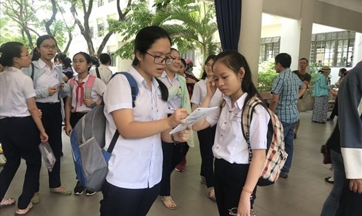 Đà Nẵng có hơn 10.000 chỉ tiêu tuyển sinh lớp 10 năm học 2020-2021. Ảnh: Hoàng Vinh
