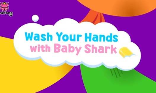 Bài hát "Baby Shark" với phiên bản mới chống đại dịch COVID-19. Ảnh chụp màn hình