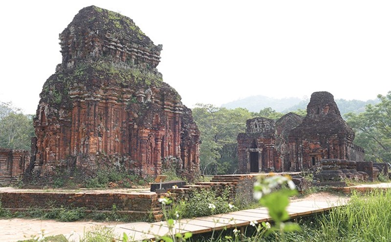 Thánh địa Mỹ Sơn mở cửa đón du khách từ 28.4. Ảnh: BQL Di sản Mỹ Sơn