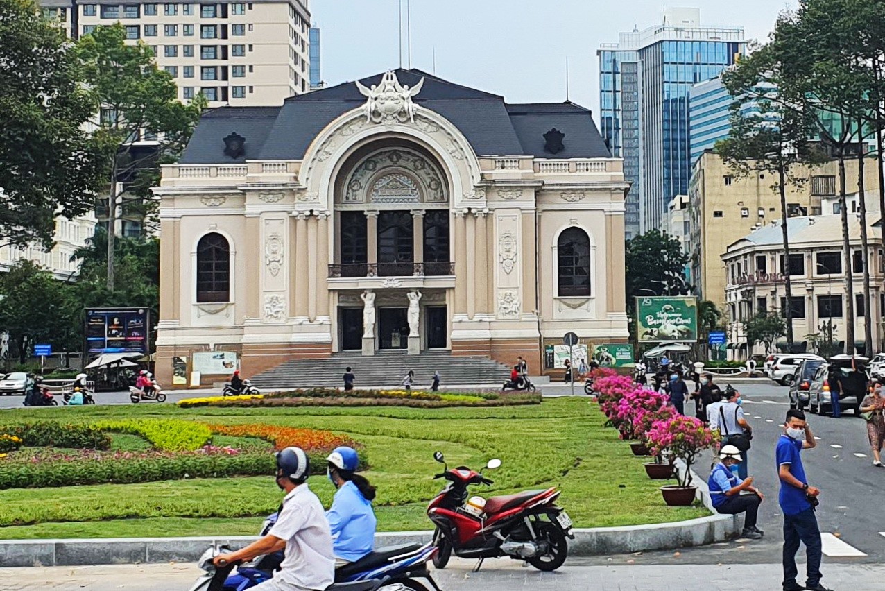Nhà hát lớn Thành phố Hồ Chí Minh.   Ảnh: Anh Tú