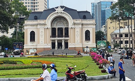 Nhà hát lớn Thành phố Hồ Chí Minh.   Ảnh: Anh Tú