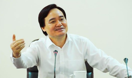 Bộ trưởng Phùng Xuân Nhạ khẳng định phương án thi thi tốt nghiệp THPT năm 2020 không khác nhiều so với năm 2019. Ảnh: Bộ GDĐT