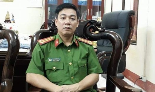 Ông Cao Giang Nam thời điểm đang giữ chức Phó trưởng Công an TP Thái Bình. Ảnh: CTV