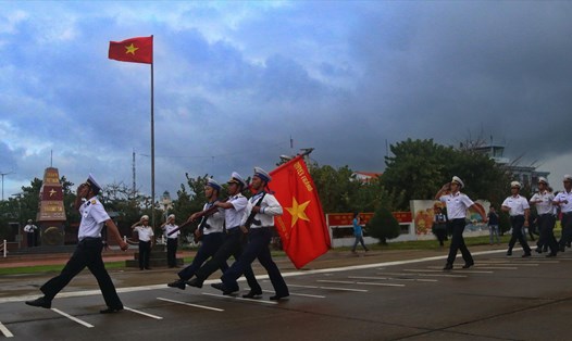 Kỉ niệm 45 năm ngày giải phóng huyện đảo Trường Sa, Khánh Hòa. Ảnh: Hoàng Anh