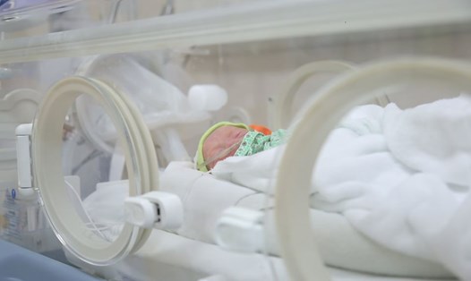 Các bé sau sinh được chăm sóc tại Bệnh viện Đa khoa Đức Giang.