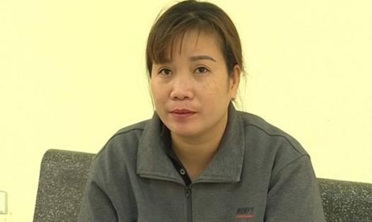 Nguyễn Thị Hải Yến điều hành đường dây cho vay lãi nặng . Ảnh: Công an tỉnh Vĩnh Phúc.