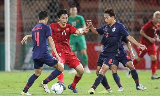 Một trận đấu của tuyển Việt Nam gặp Thái Lan. Ảnh: Đ.H