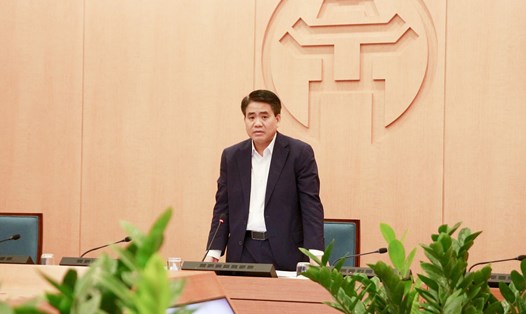 Chủ tịch UBND thành phố Hà Nội chủ trì cuộc họp Ban chỉ đạo phòng chống dịch COVID-19 chiều 8.4.