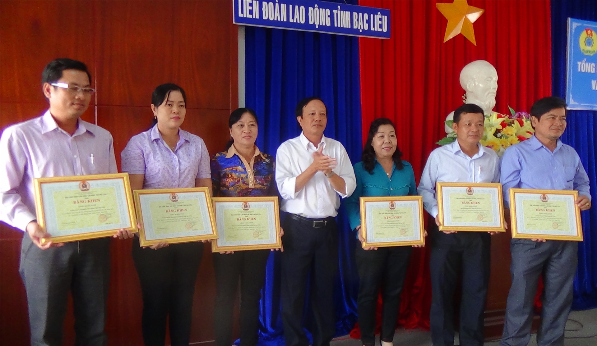 Tổ chức công đoàn Bạc Liêu luôn đồng hành cùng người lao động. Ảnh Nhật Hồ.