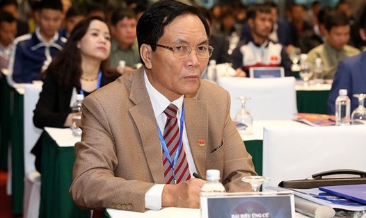 Phó Chủ tịch phụ trách tài chính VFF Cấn Văn Nghĩa từ chức hồi tháng 6.2019. Ảnh: Minh Hoàng
